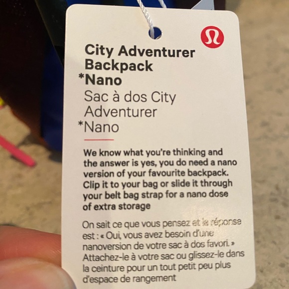 LAST ONE:  Lululemon City Adventurer Backpack Nano - Picture 13 of 13